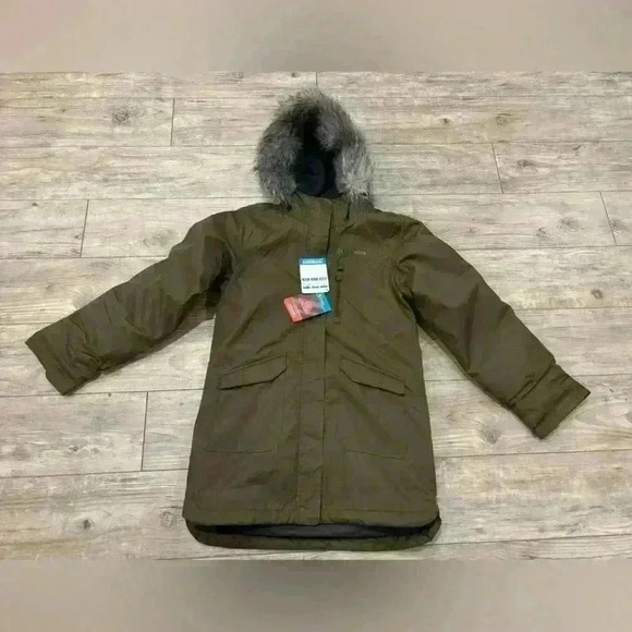 New Columbia Suttle Mountain Long Omni Heat Insulated Coat Medium 10/12 - Picture 1 of 8